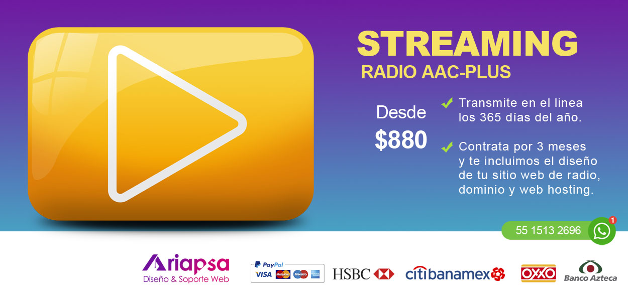 ADS Streaming radio ariapsa Mexico 1