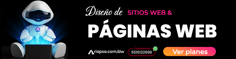 ADS 800x200 diseno de paginas web mexico Ariapsa