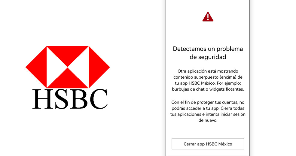“Detectamos un problema de seguridad” en la app de HSBC México: Cómo solucionarlo paso a paso 2 problemas con aplicacion hsbc