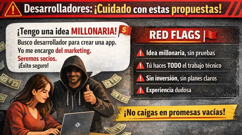 cuidado estafas desarrolladores